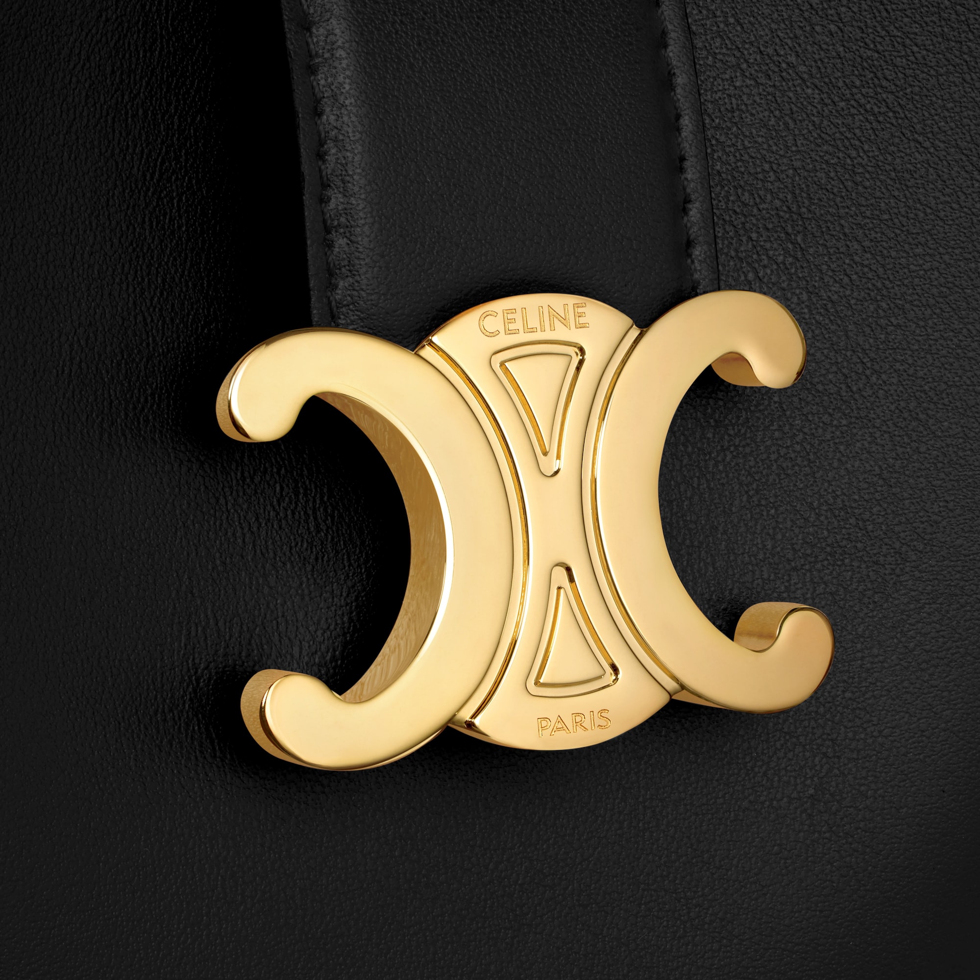 SMALL BUCKET LOUISE IN SMOOTH CALFSKIN BLACK - Image 5